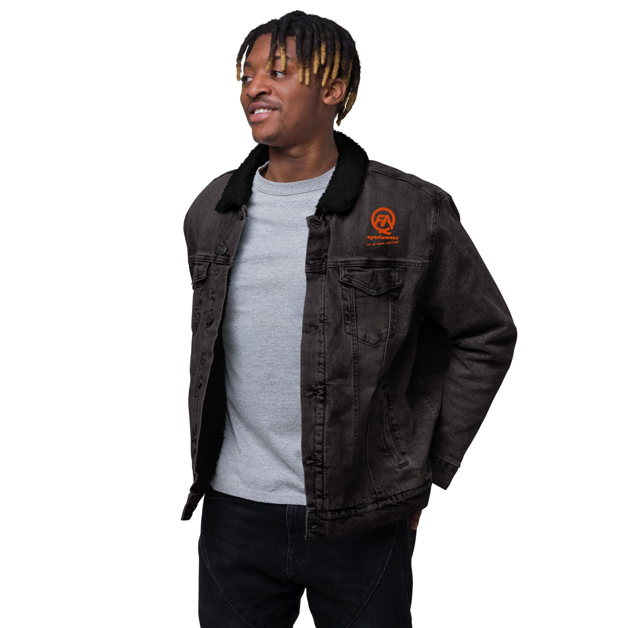 Denim Sherpa Jacket-FAQ Sportswear