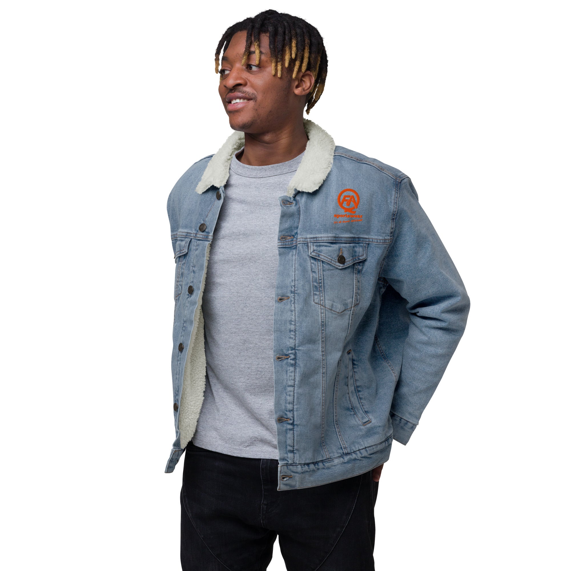 Denim Sherpa Jacket-FAQ Sportswear