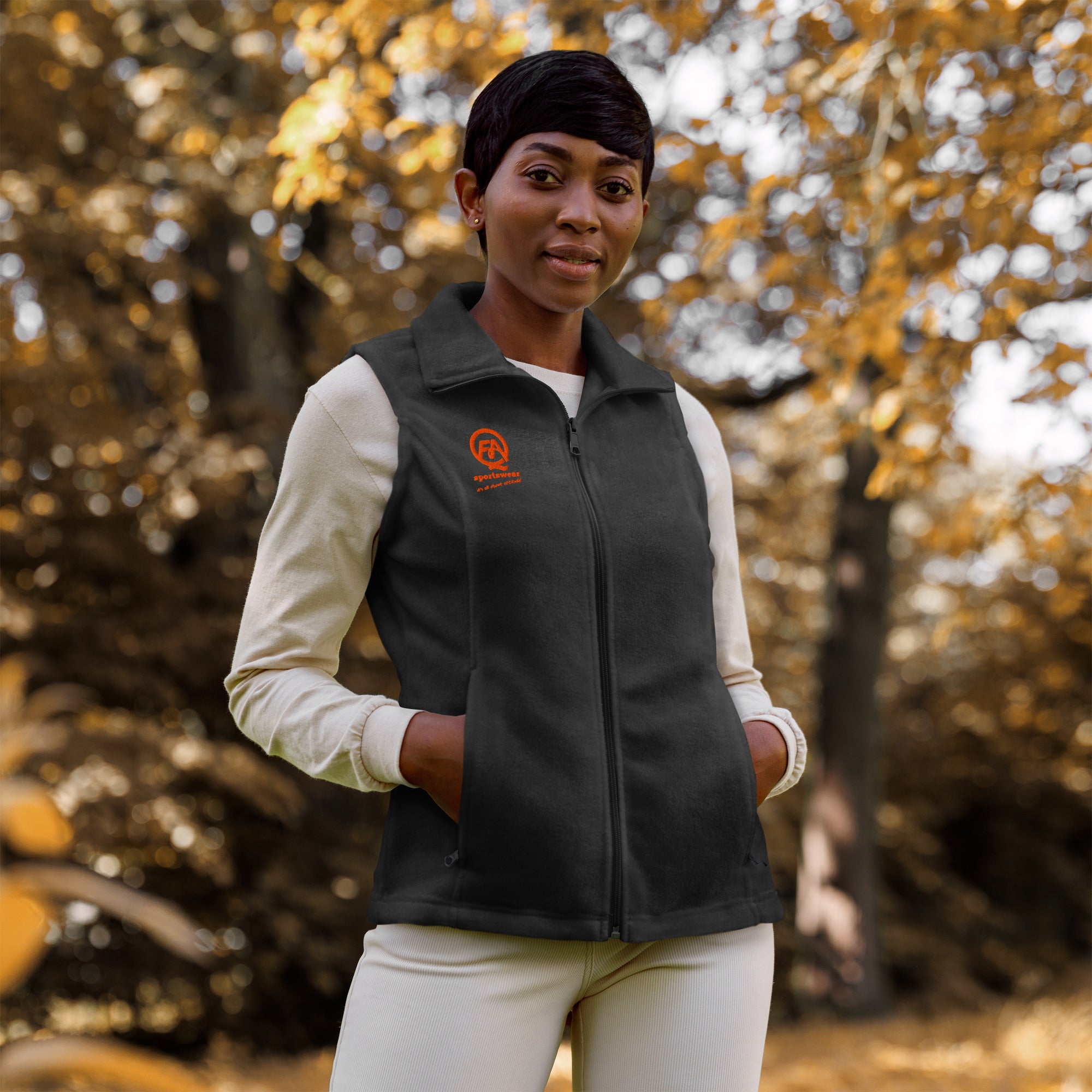 Women’s Fleece Vest-FAQ Sportswear