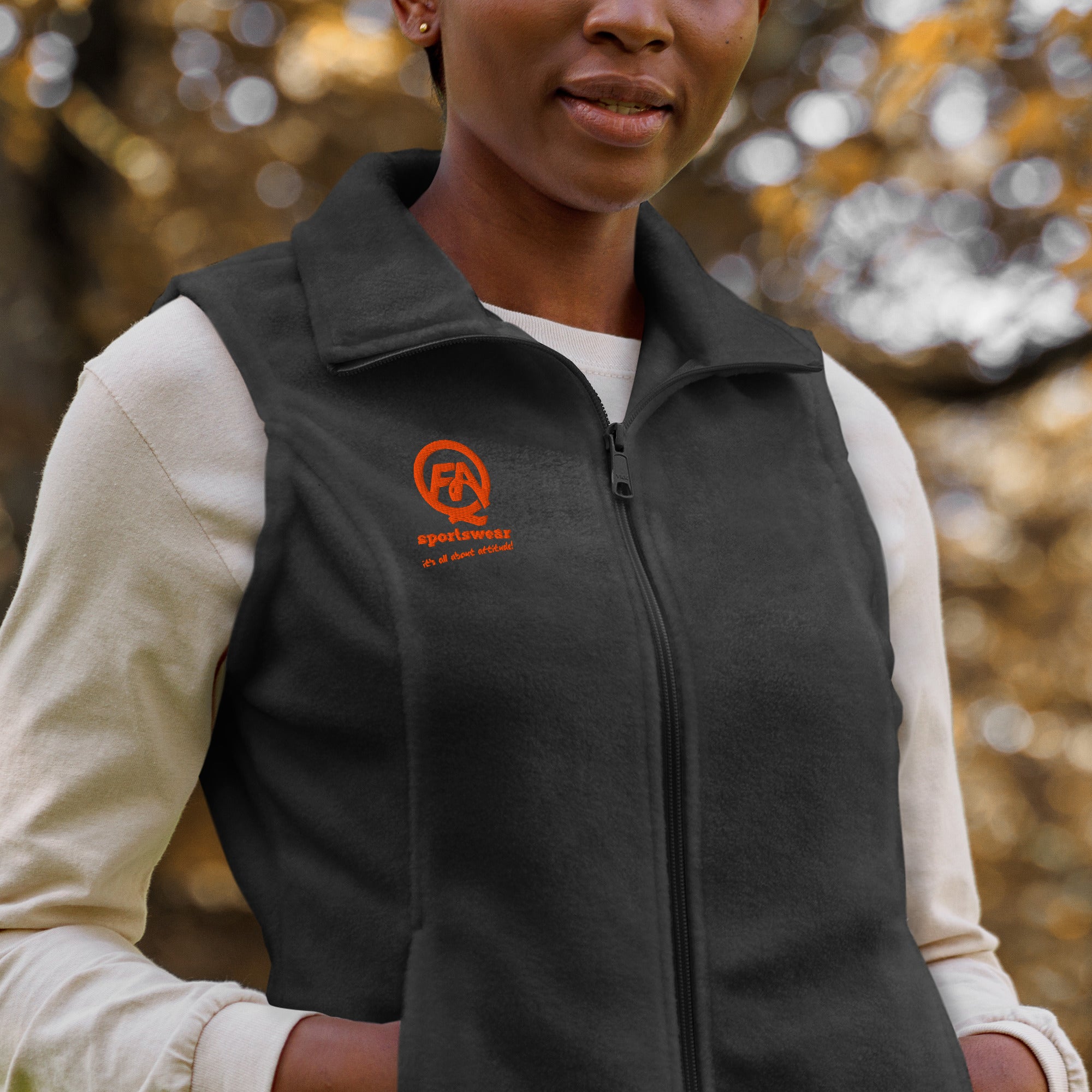 Women’s Fleece Vest-FAQ Sportswear