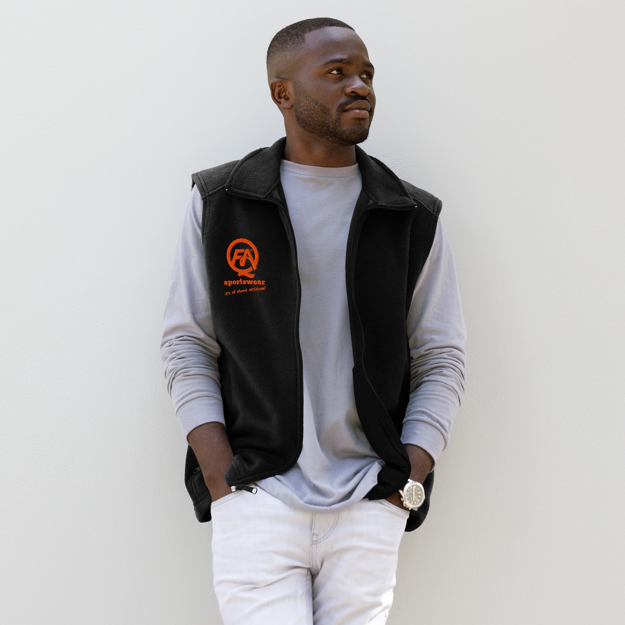 Men’s Fleece Vest-FAQ Sportswear