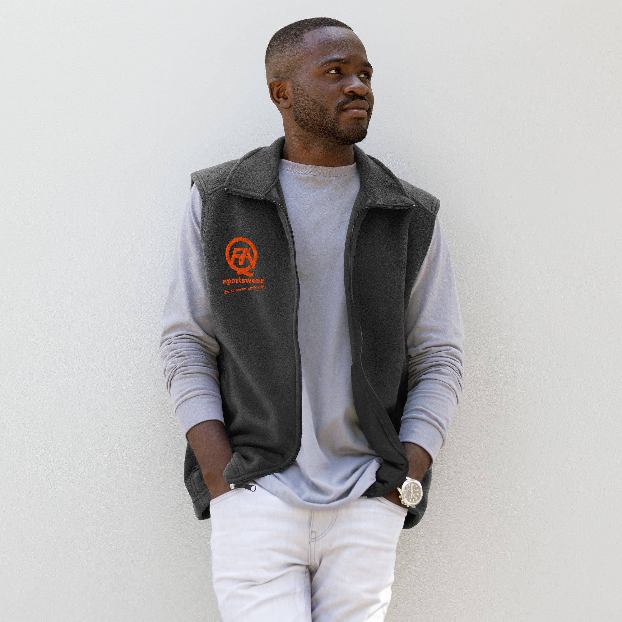 Men’s Fleece Vest-FAQ Sportswear