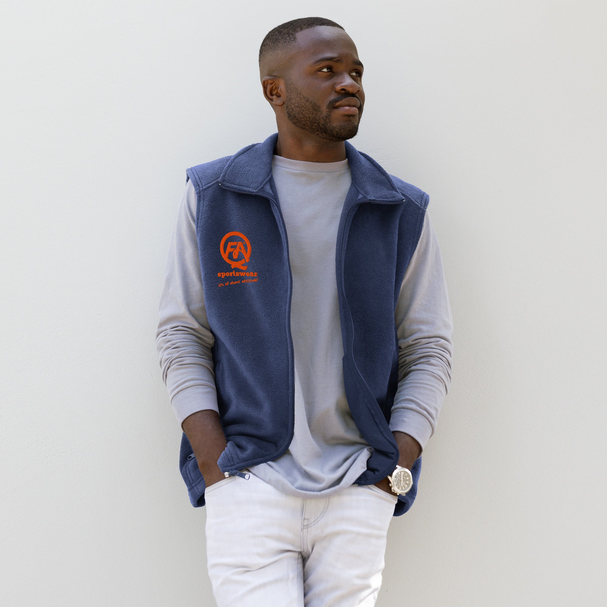 Men’s Fleece Vest-FAQ Sportswear