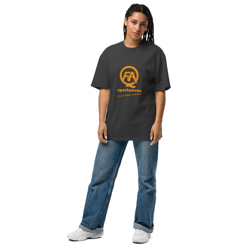 Oversized Faded T-Shirt-FAQ Sportswear