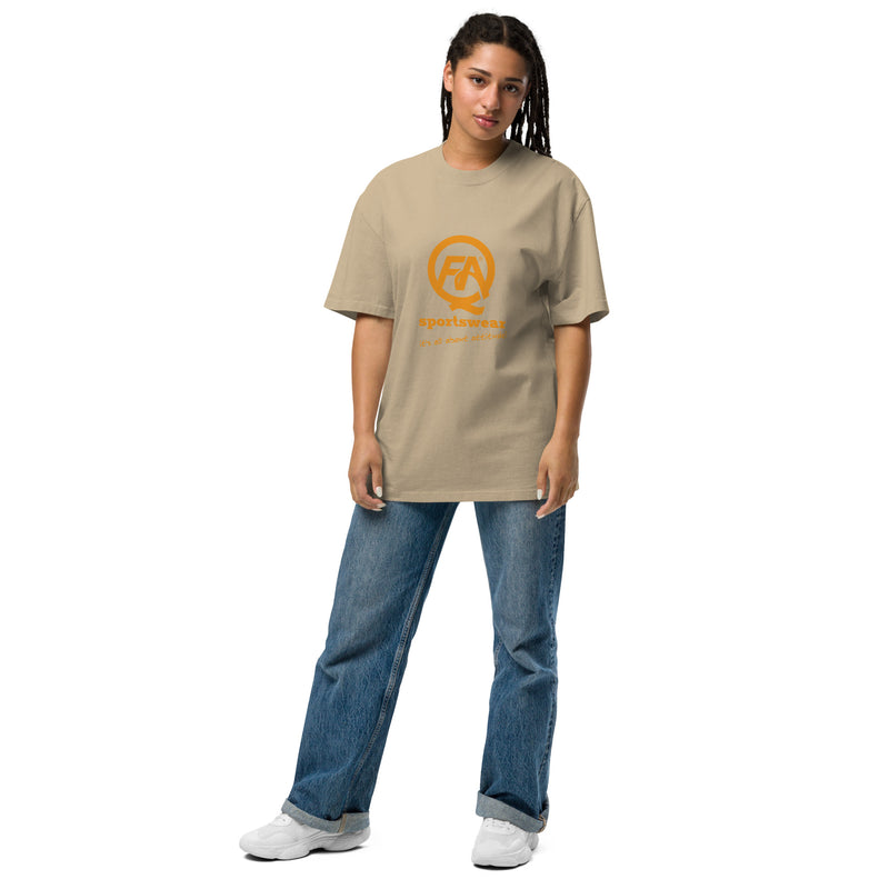 Oversized Faded T-Shirt-FAQ Sportswear