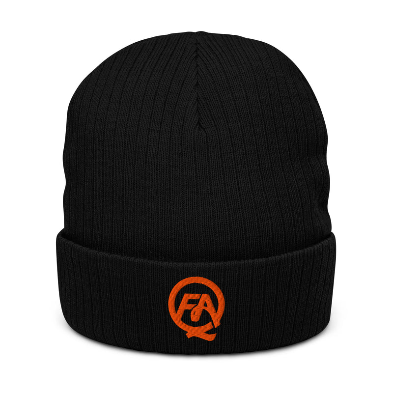 Ribbed knit beanie-FAQ Sportswear