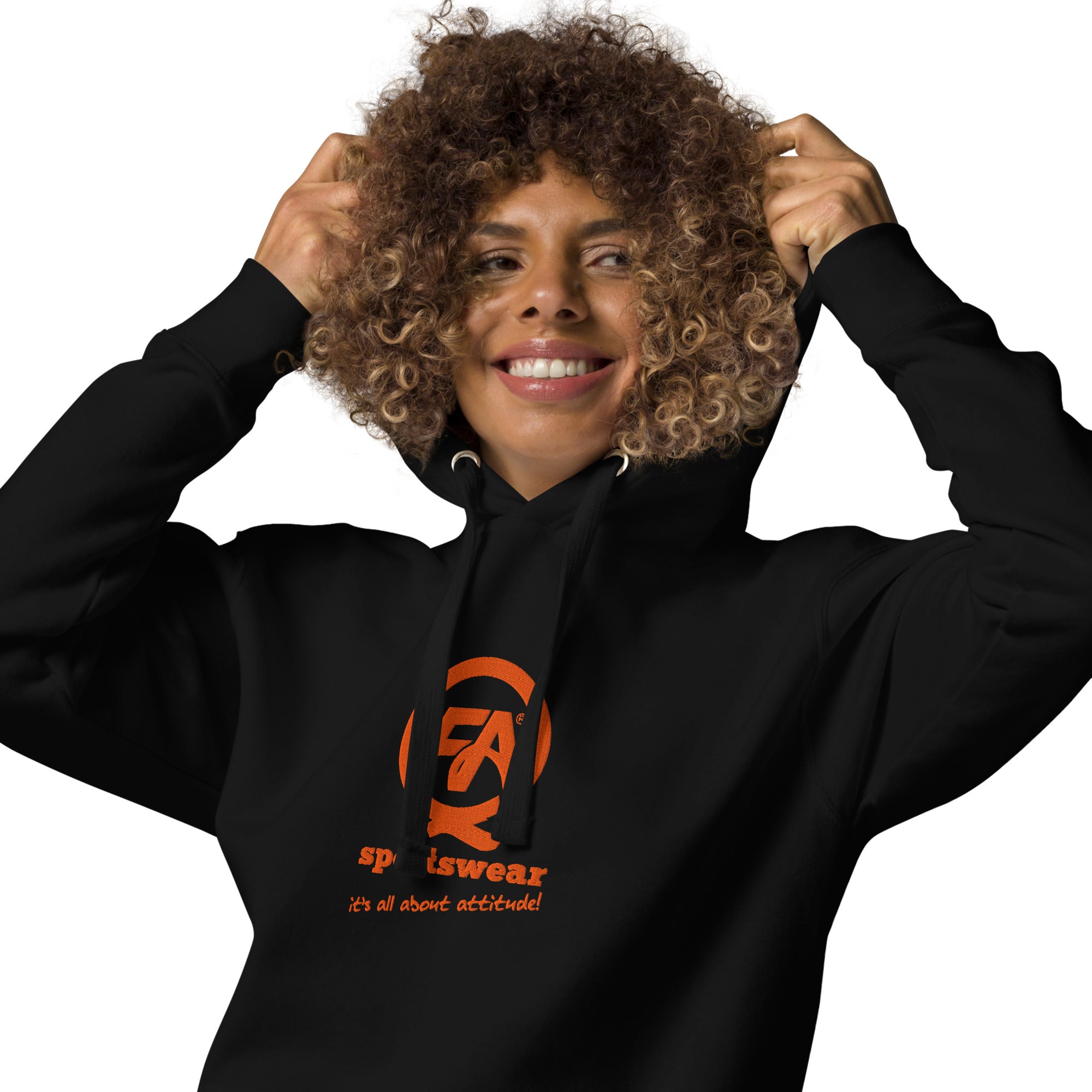 Hoodie, Center Logo-FAQ Sportswear