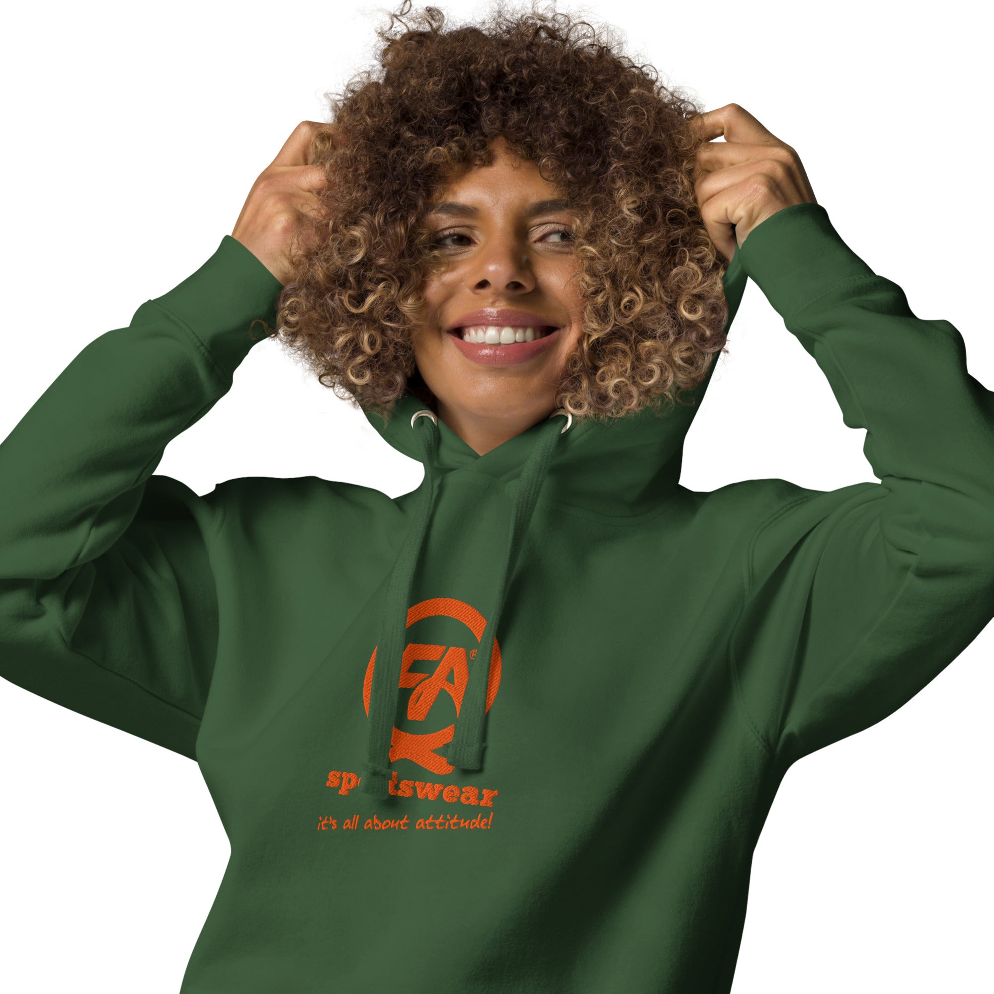 Hoodie, Center Logo-FAQ Sportswear