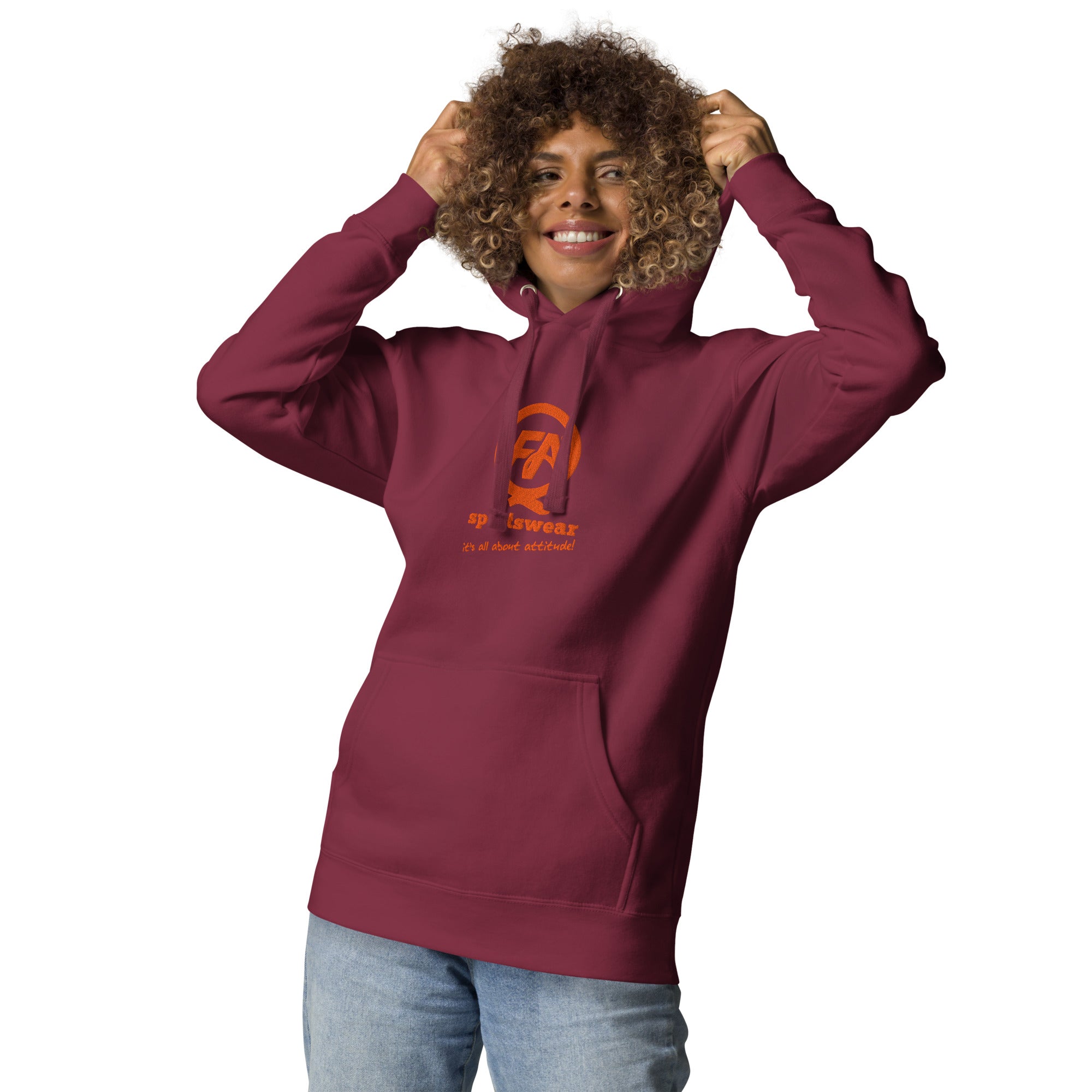 Hoodie, Center Logo-FAQ Sportswear