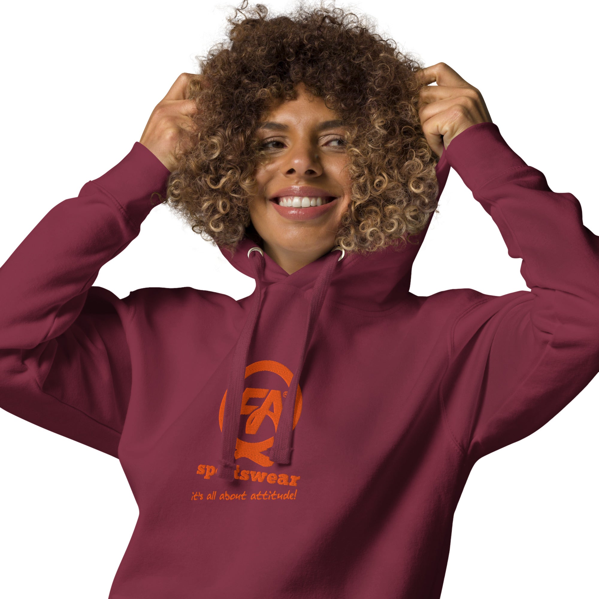 Hoodie, Center Logo-FAQ Sportswear