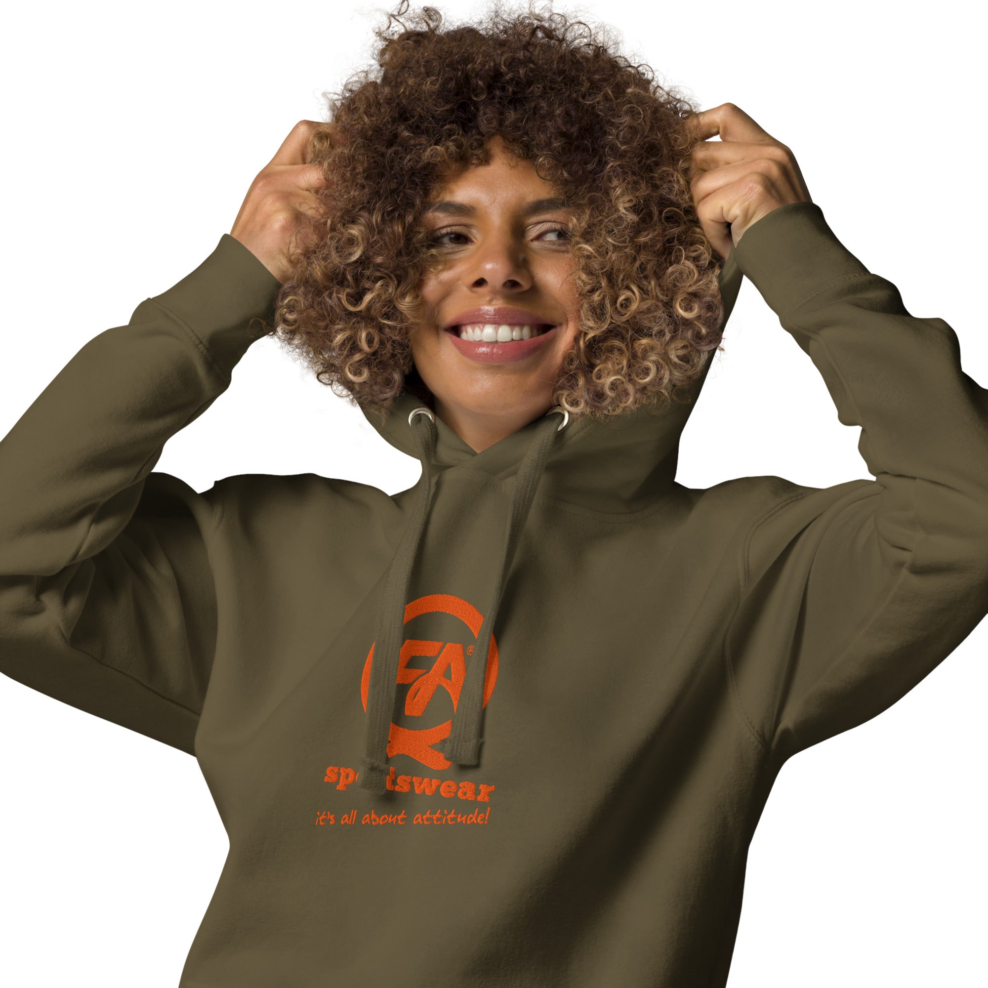 Hoodie, Center Logo-FAQ Sportswear