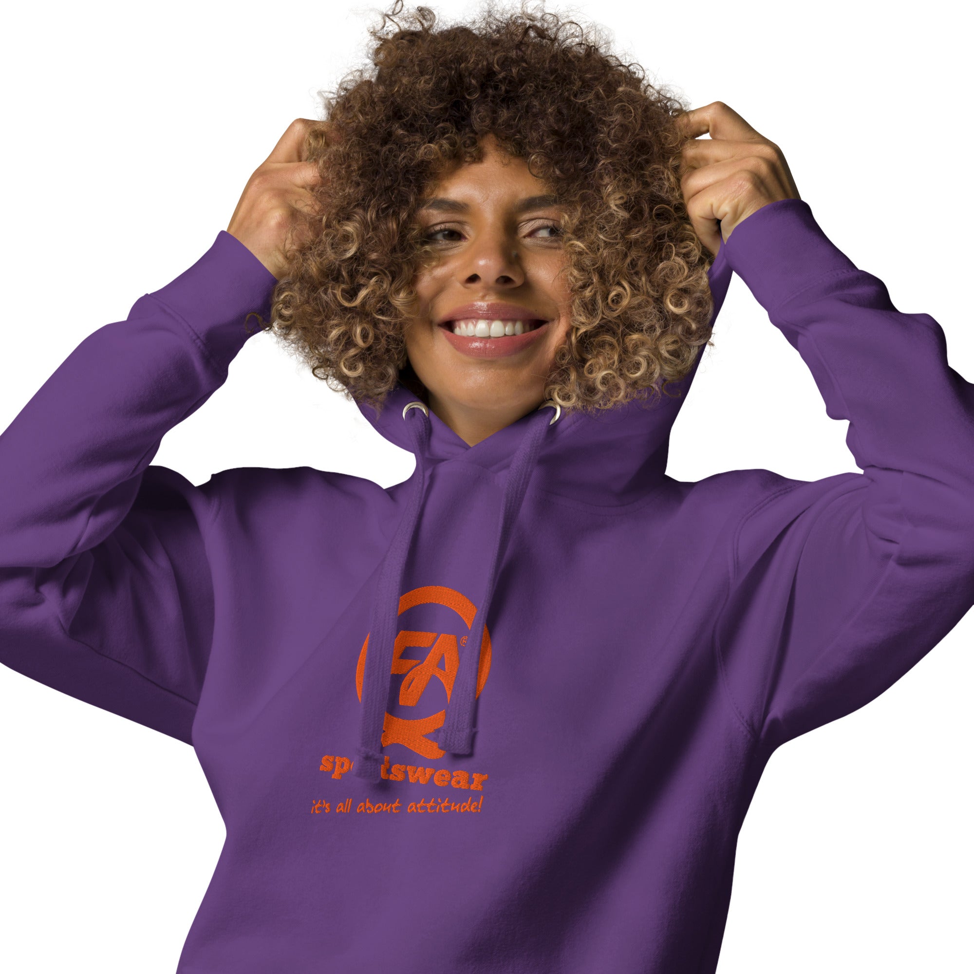 Hoodie, Center Logo-FAQ Sportswear