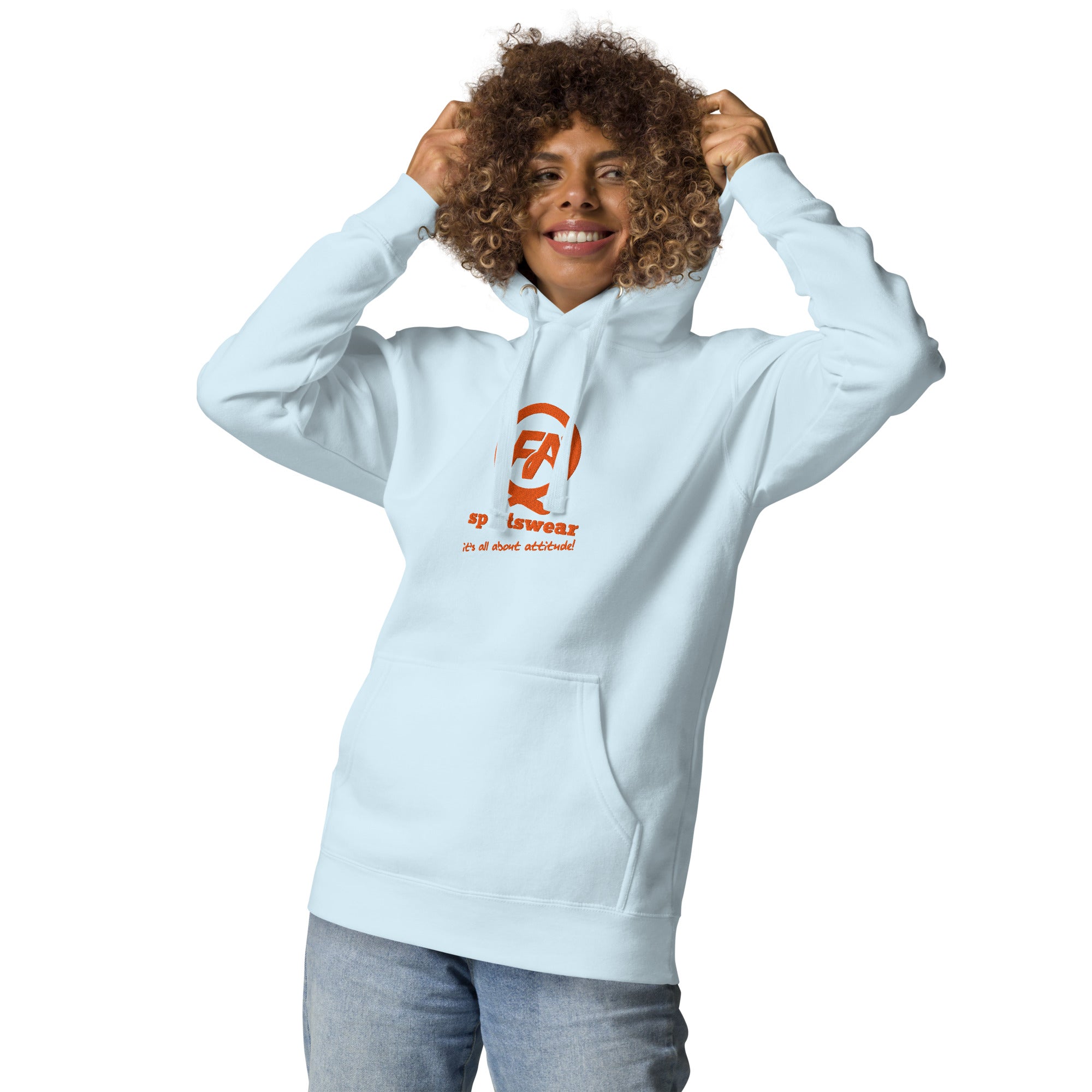 Hoodie, Center Logo-FAQ Sportswear