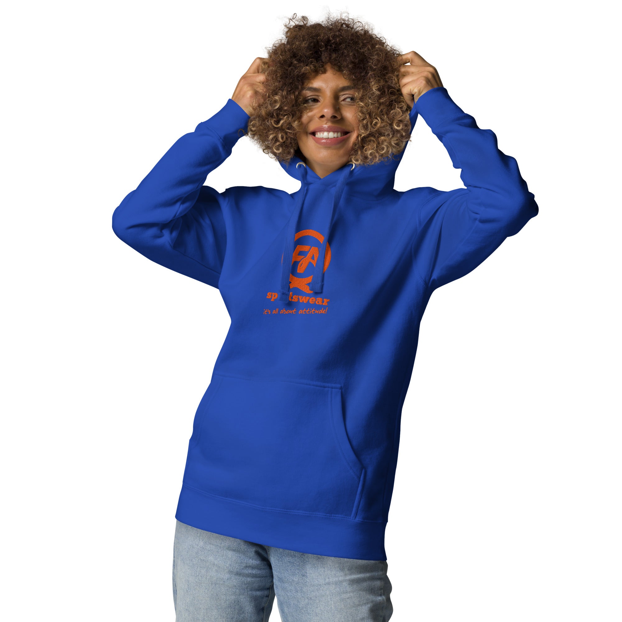 Hoodie, Center Logo-FAQ Sportswear