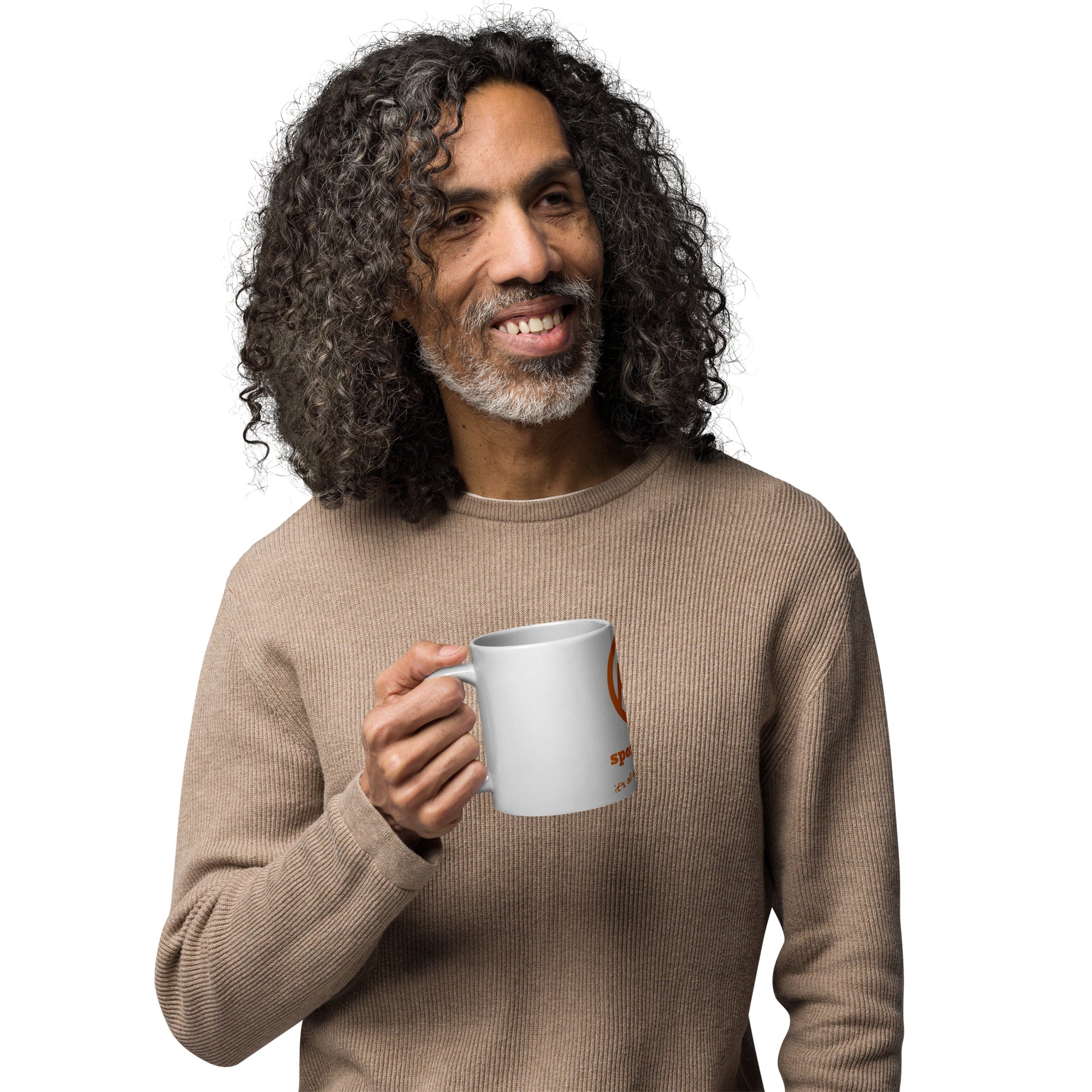 White Glossy Mug-FAQ Sportswear