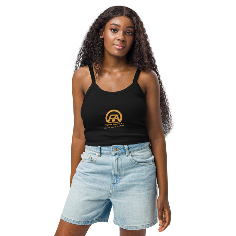 Women’s Micro-Rib Tank Top-FAQ Sportswear